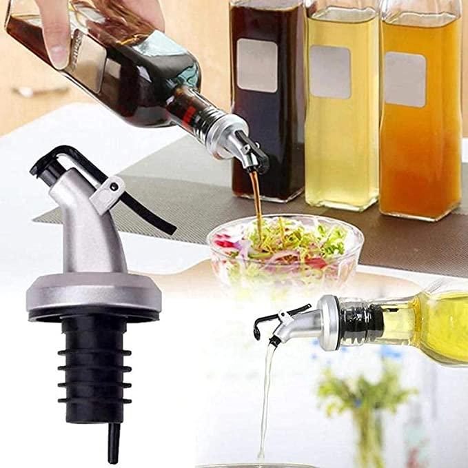 Oil Dispenser Bottle Vinegar Bottle 1000ml Bottle for Cooking Lead for Kitchen pack of 1